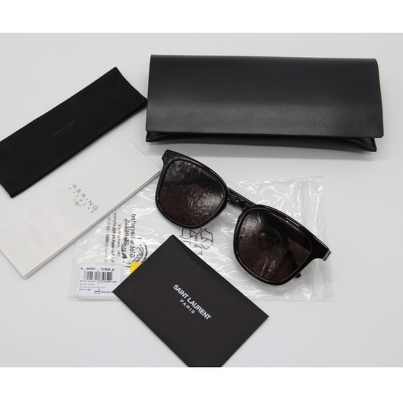 NEW SL327/K 001 SUNGLASSES SAINT LAURENT SL 327 001 EYEWEAR - Picture 11 of 11